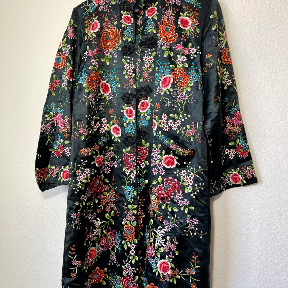 COPY - Pure Silk and intricately embroidery jacket